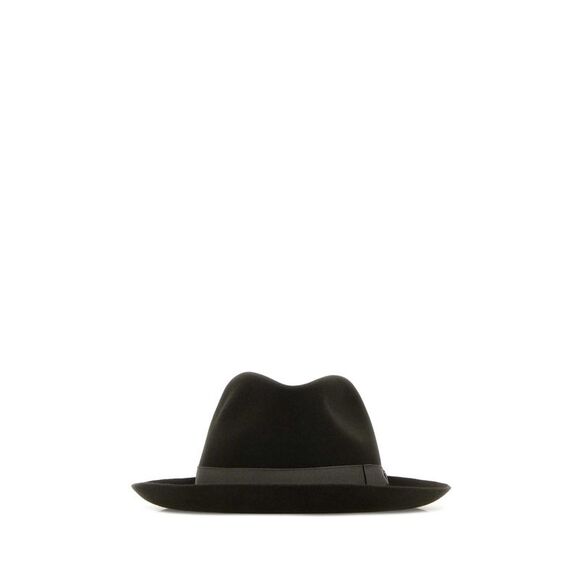 Borsalino Men Bottle Green Velour Hat